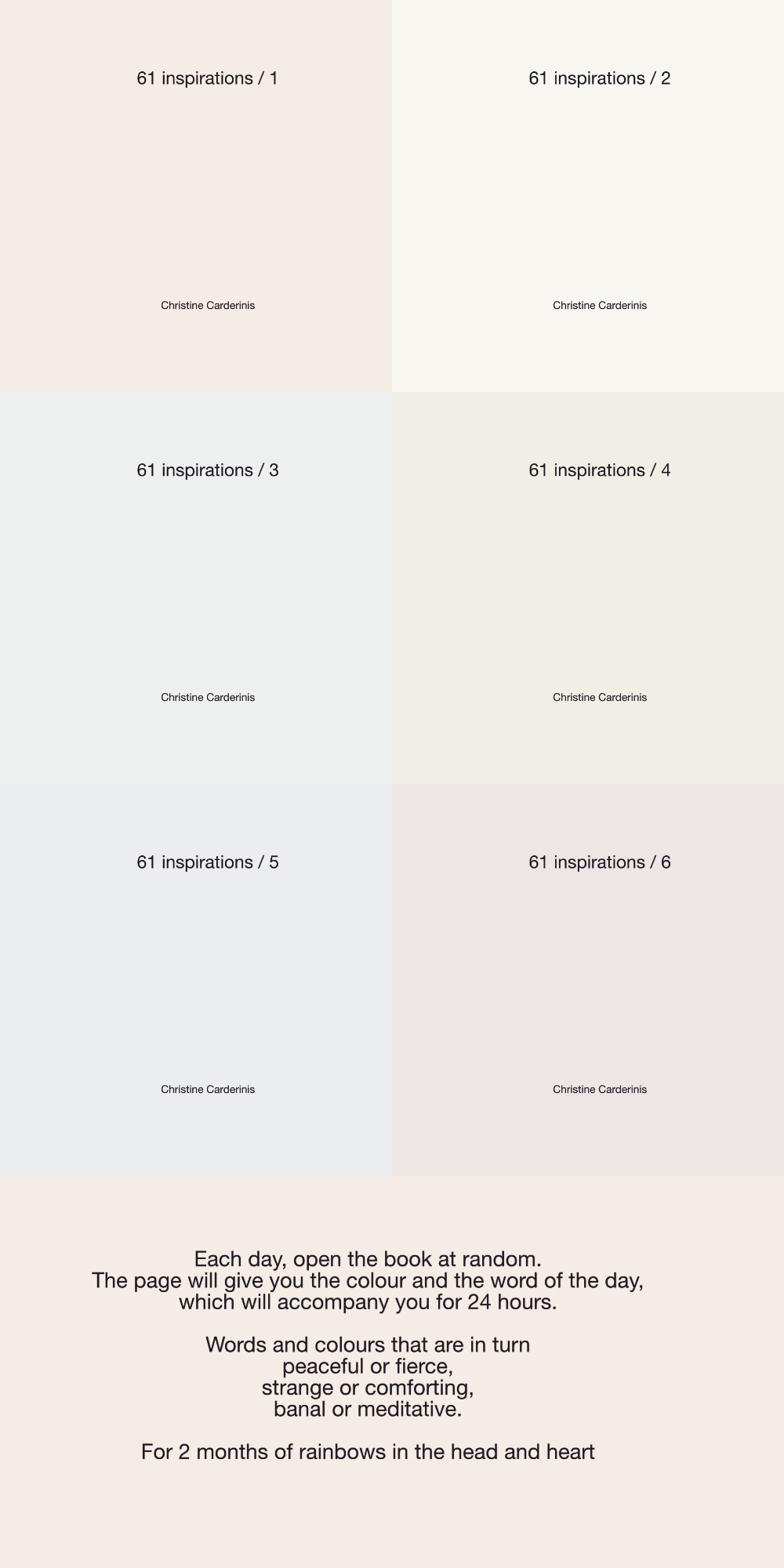 6x 61 inspirations